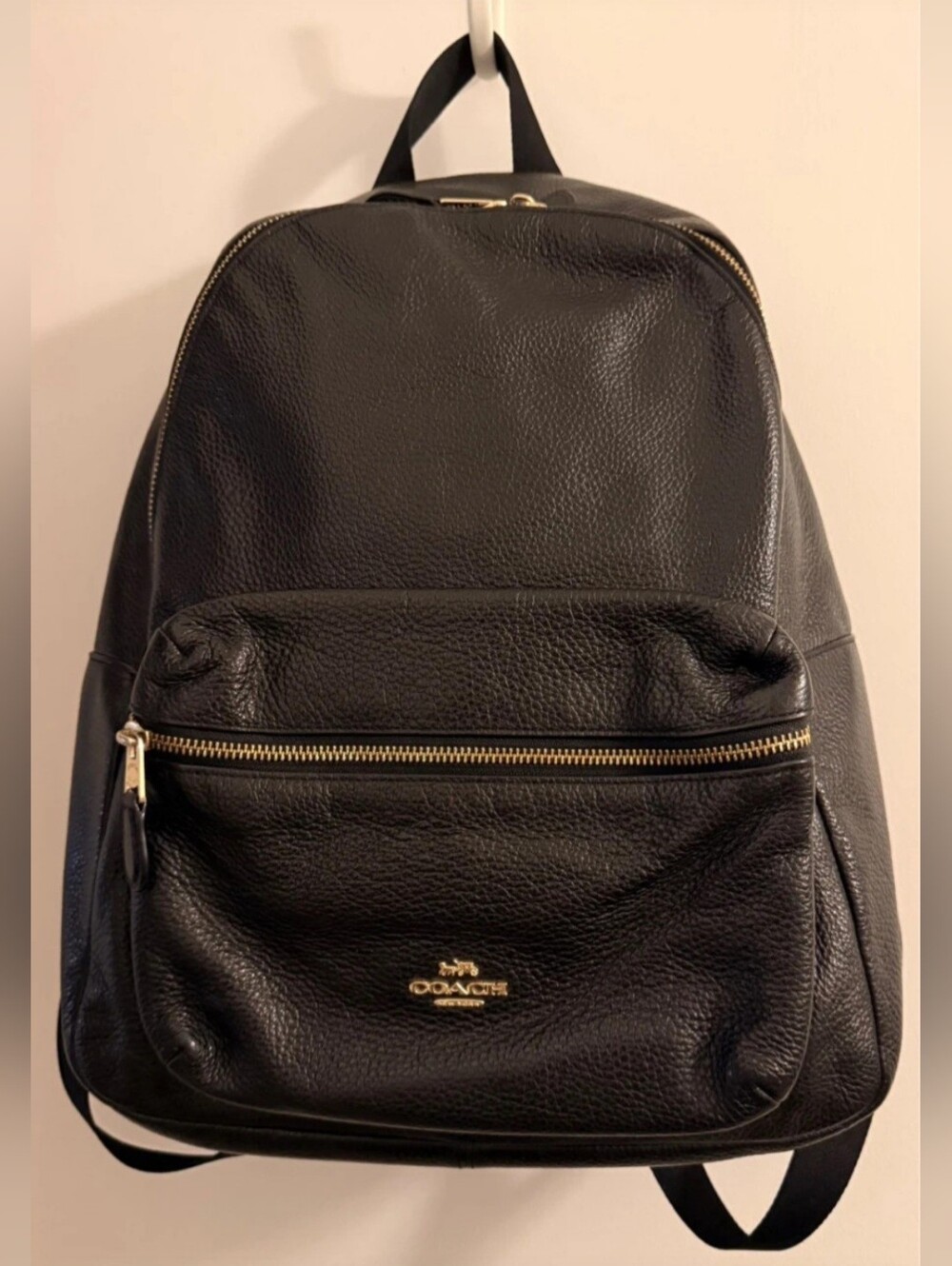 Coach Pebbled Leather Backpack